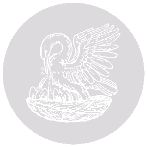 The badges of the order are (Tinctureless) A pelican vulning itself, and (Tinctureless) A pelican in its piety.
